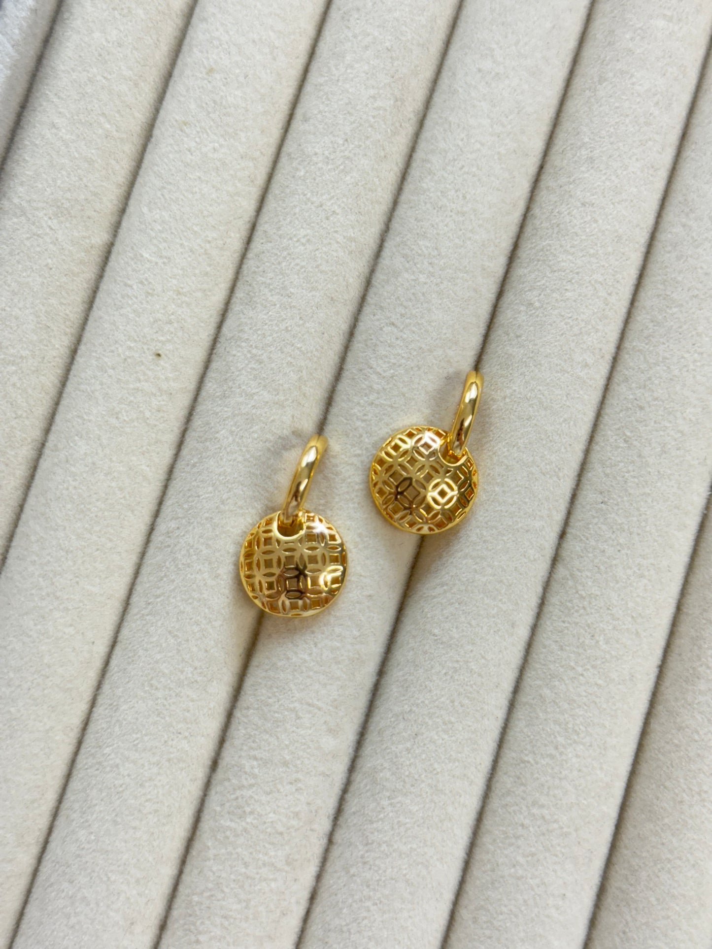 Yellow Gold Earrings 2822
