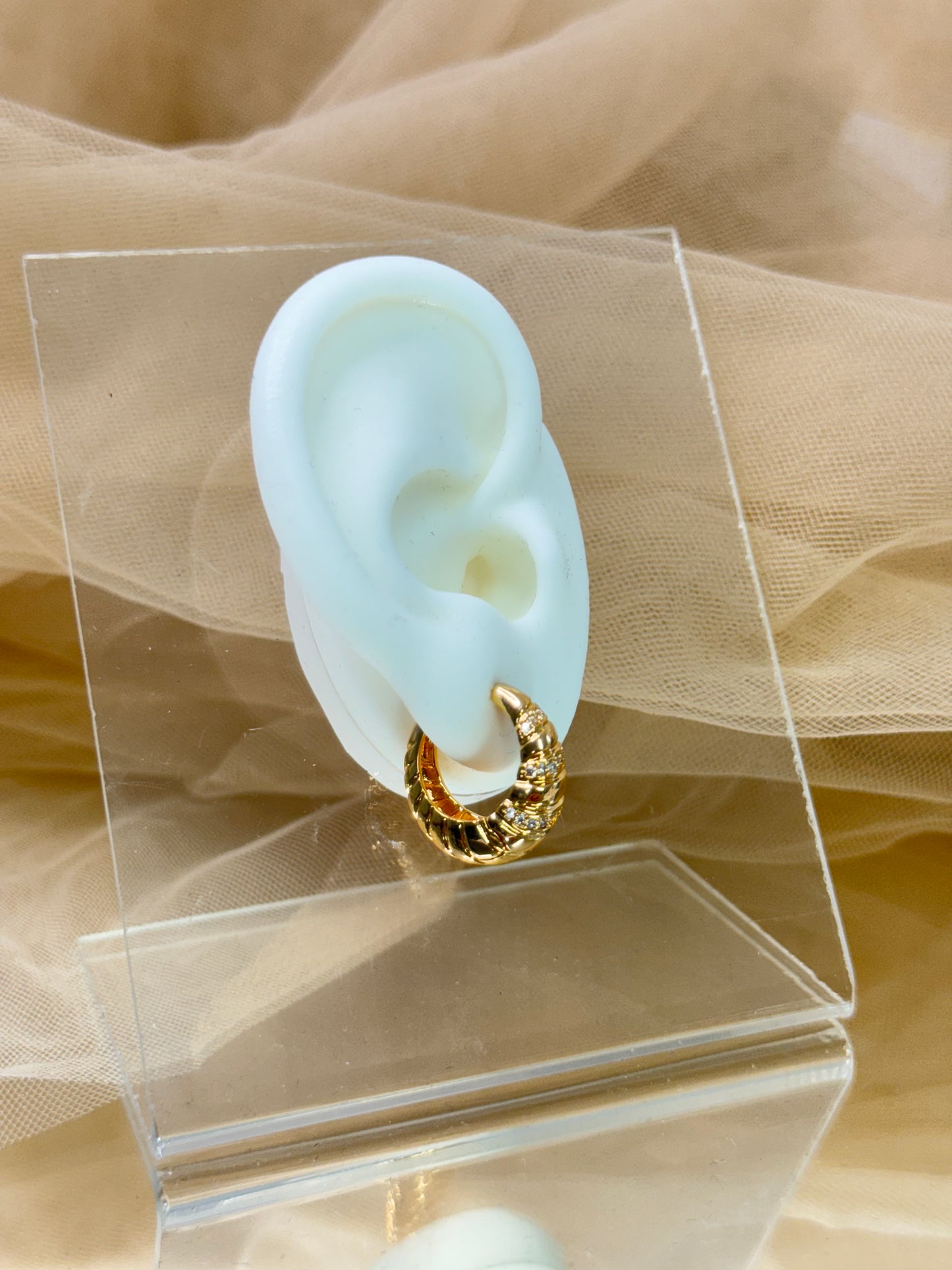 Rose Gold Earrings 3593