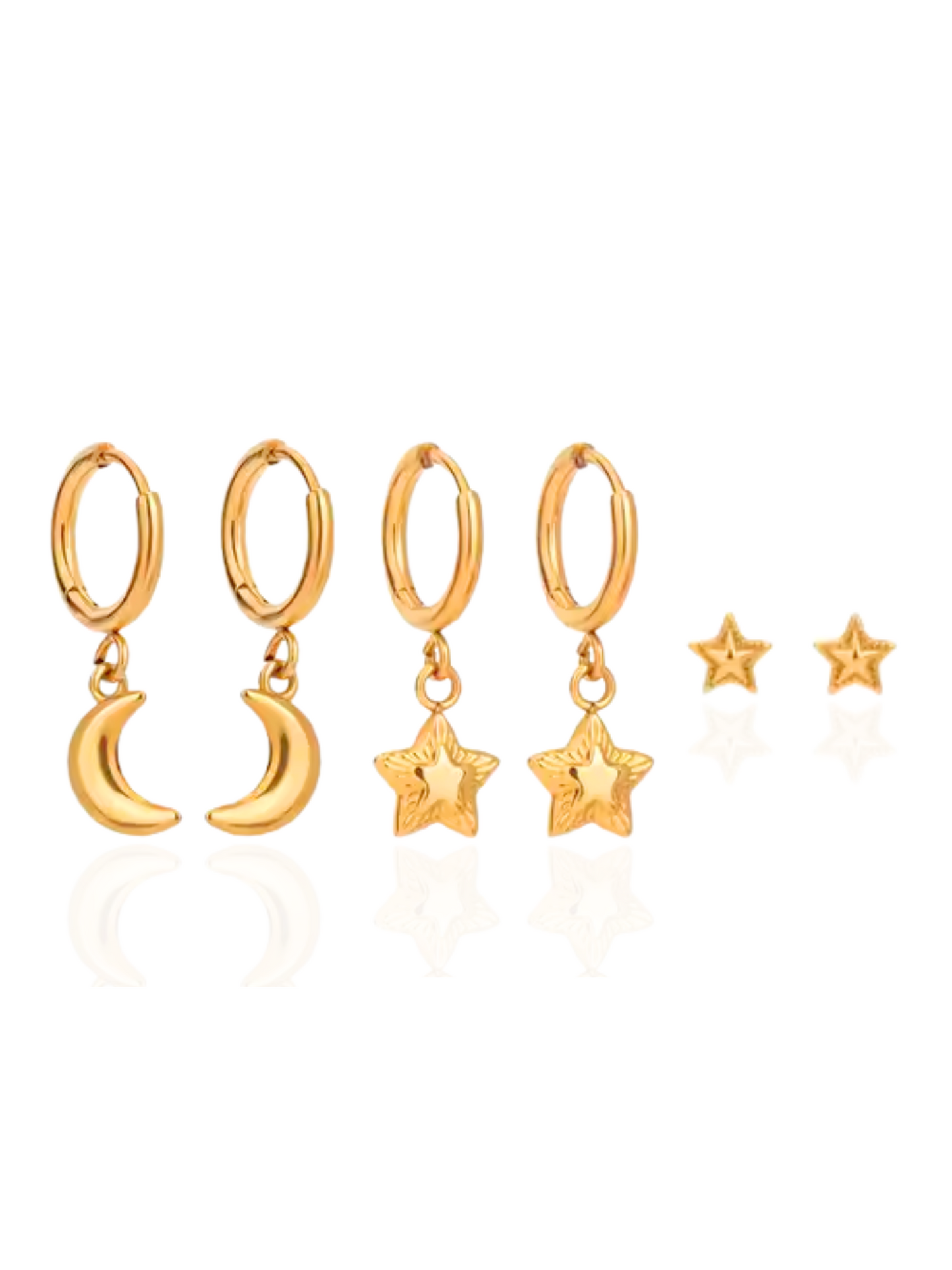 timeless jewellery, perfect gift for her, elegant earrings, dainty jewellery, simple jewellery, classic gold earring, fashion accessories, sleek jewellery, trendy jewellery, lightweight earrings, stylish earrings, cute earrings, earring set, pearl earring, star earrings, shell earring, moon-shaped earring, star-shaped earrings, dainty earrings set, cute earrings set, hoop earrings, hoop earring set, gold earrings, dangle earrings, stud earrings, drop earrings, dangle earrings