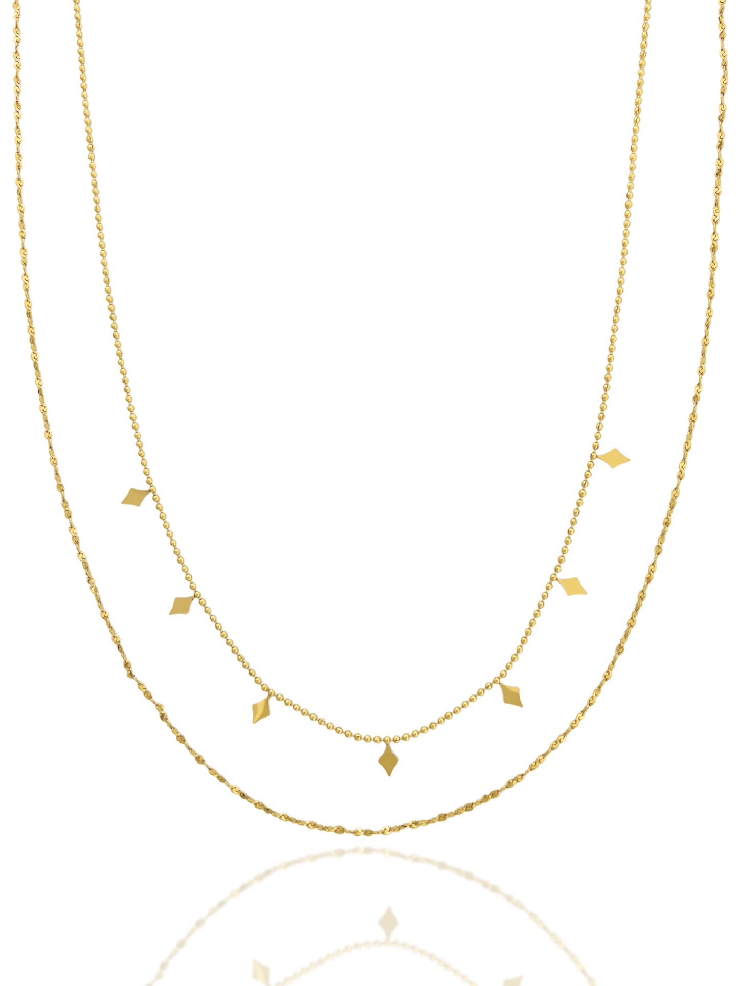necklace with diamonds, gold necklace, dangling necklace, necklace for any outfit, versatile necklace, australia necklace