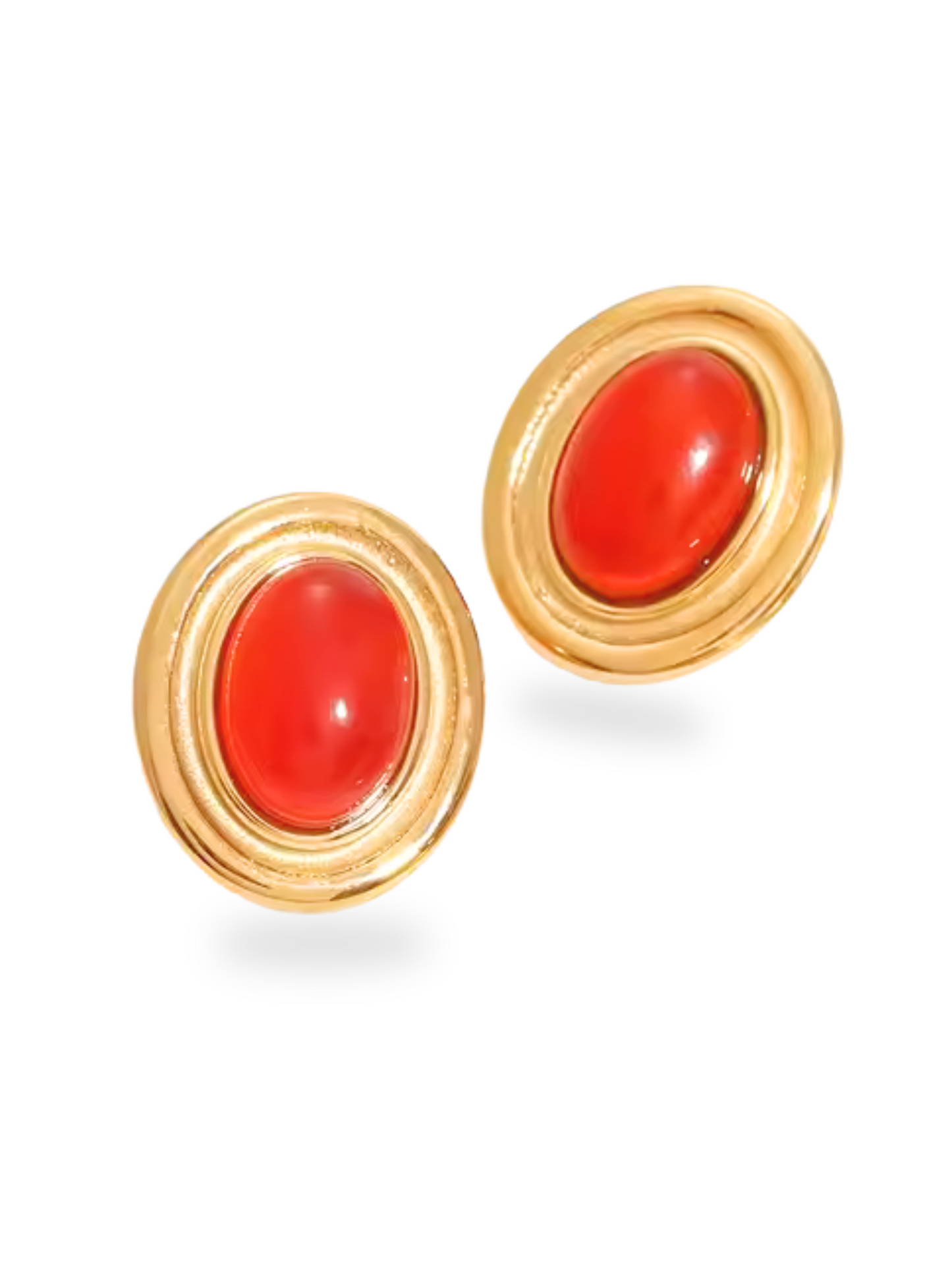 timeless jewellery, perfect gift for her, elegant earrings, dainty jewellery, simple jewellery, fashion accessories, sleek jewellery, trendy jewellery, statement earrings, stylish earrings, cute earrings, dainty earrings, stud earrings, bold earrings, big stud earrings, gold earrings, red earrings, stone earrings