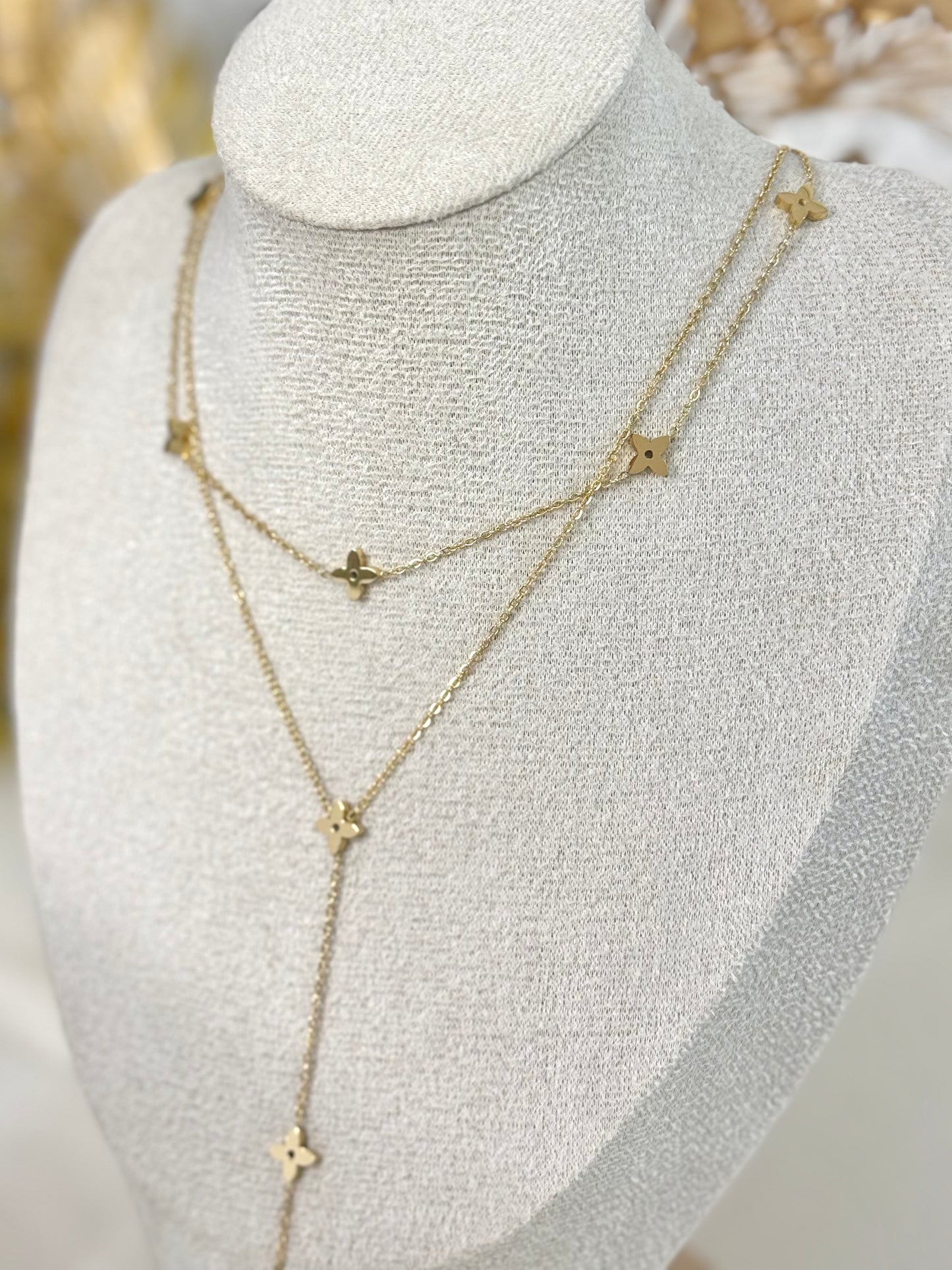star necklace, clover necklace, unique necklace, charm necklace, simple necklace aus, jewellery australia