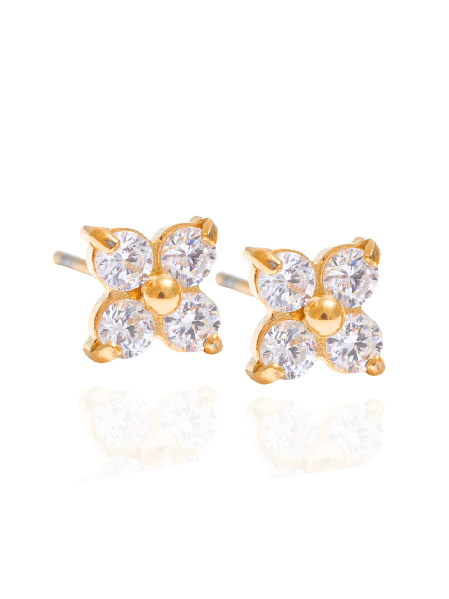 Galina Earrings in Gold