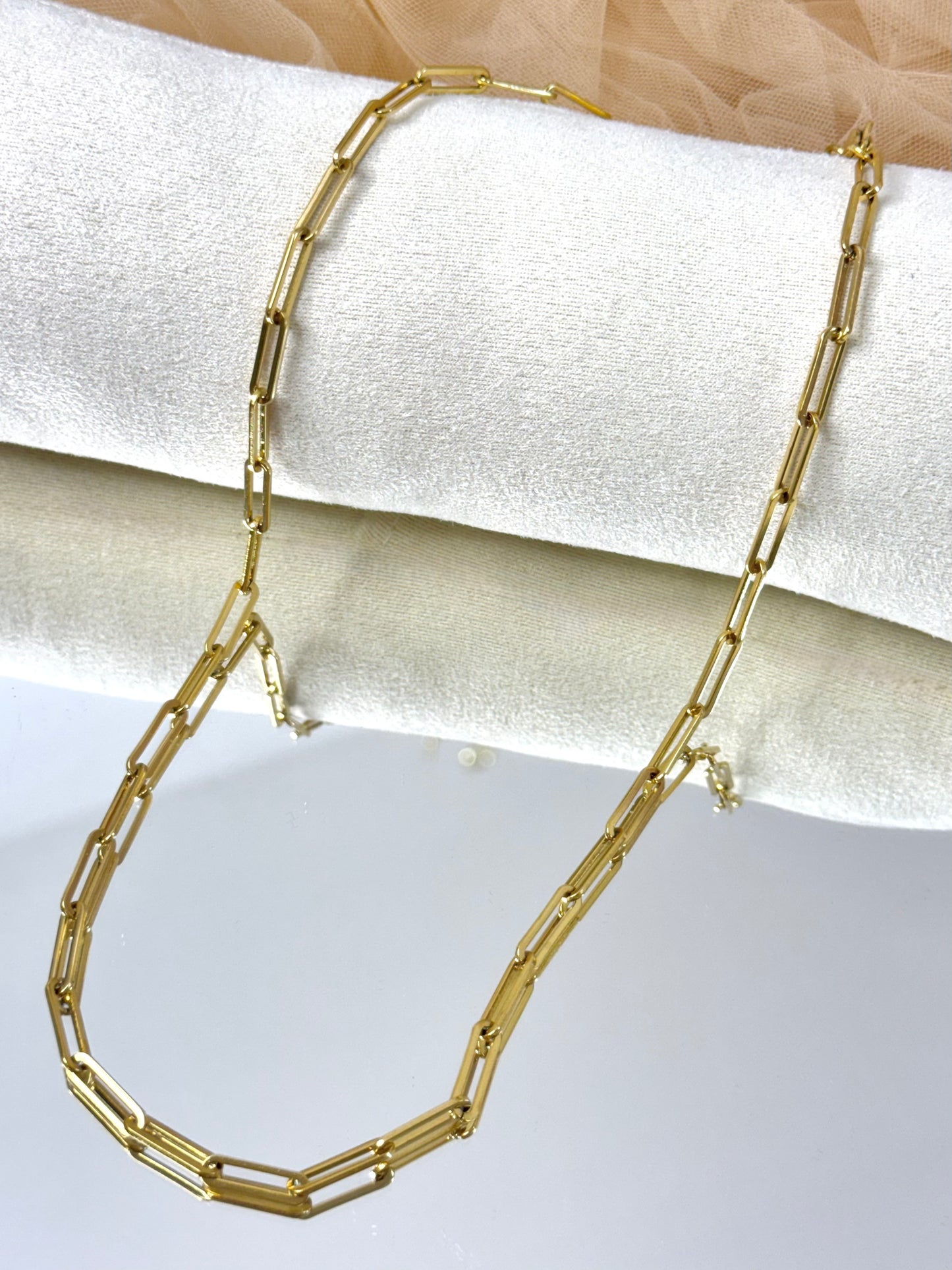 link necklace, link, paperclip, paperclip necklace, simple necklace, simple chain, necklace australia, gift idea