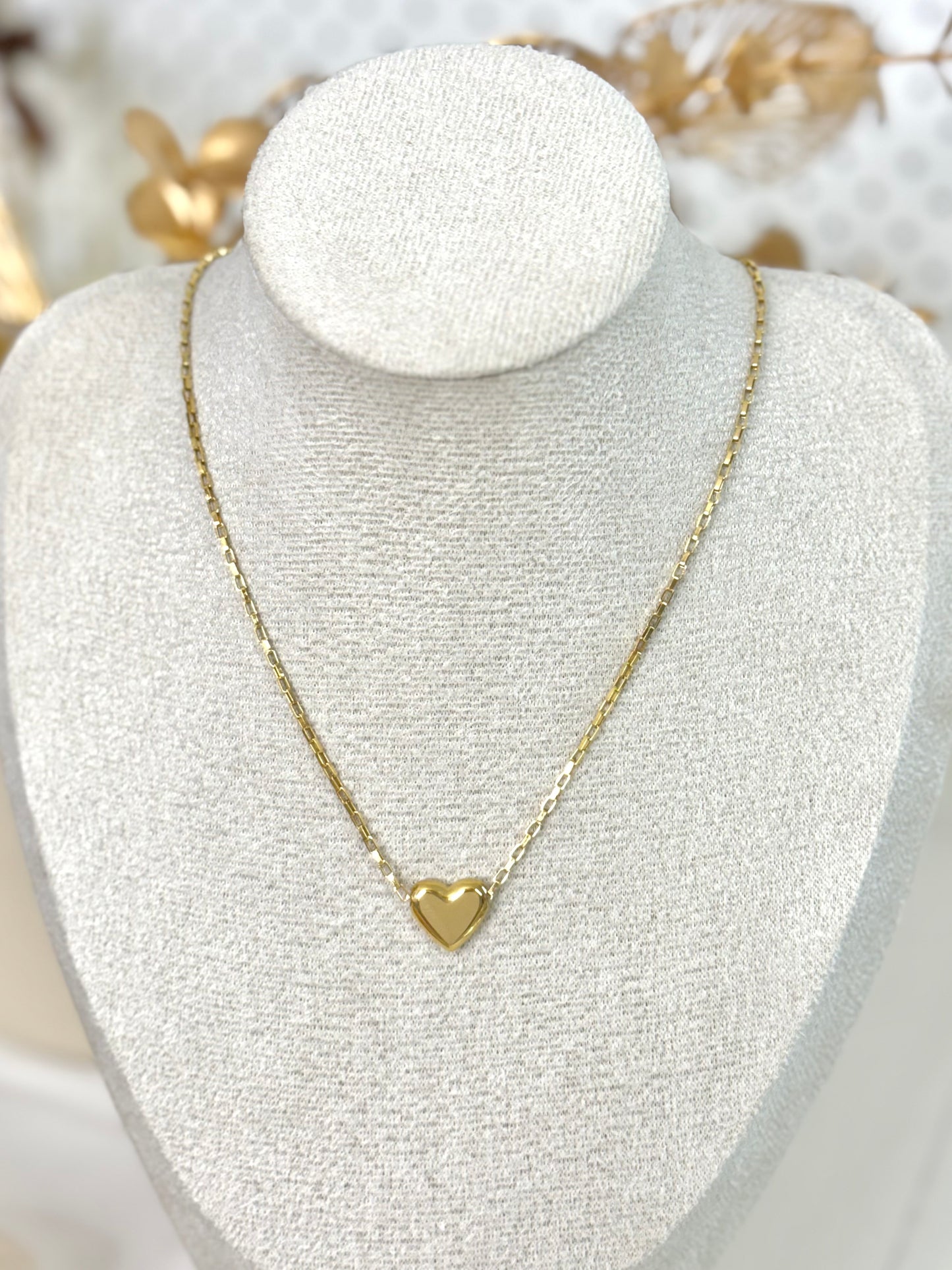 heart necklace, medium heart necklace, love necklace, heart charm, heart pendant, jewellery australia