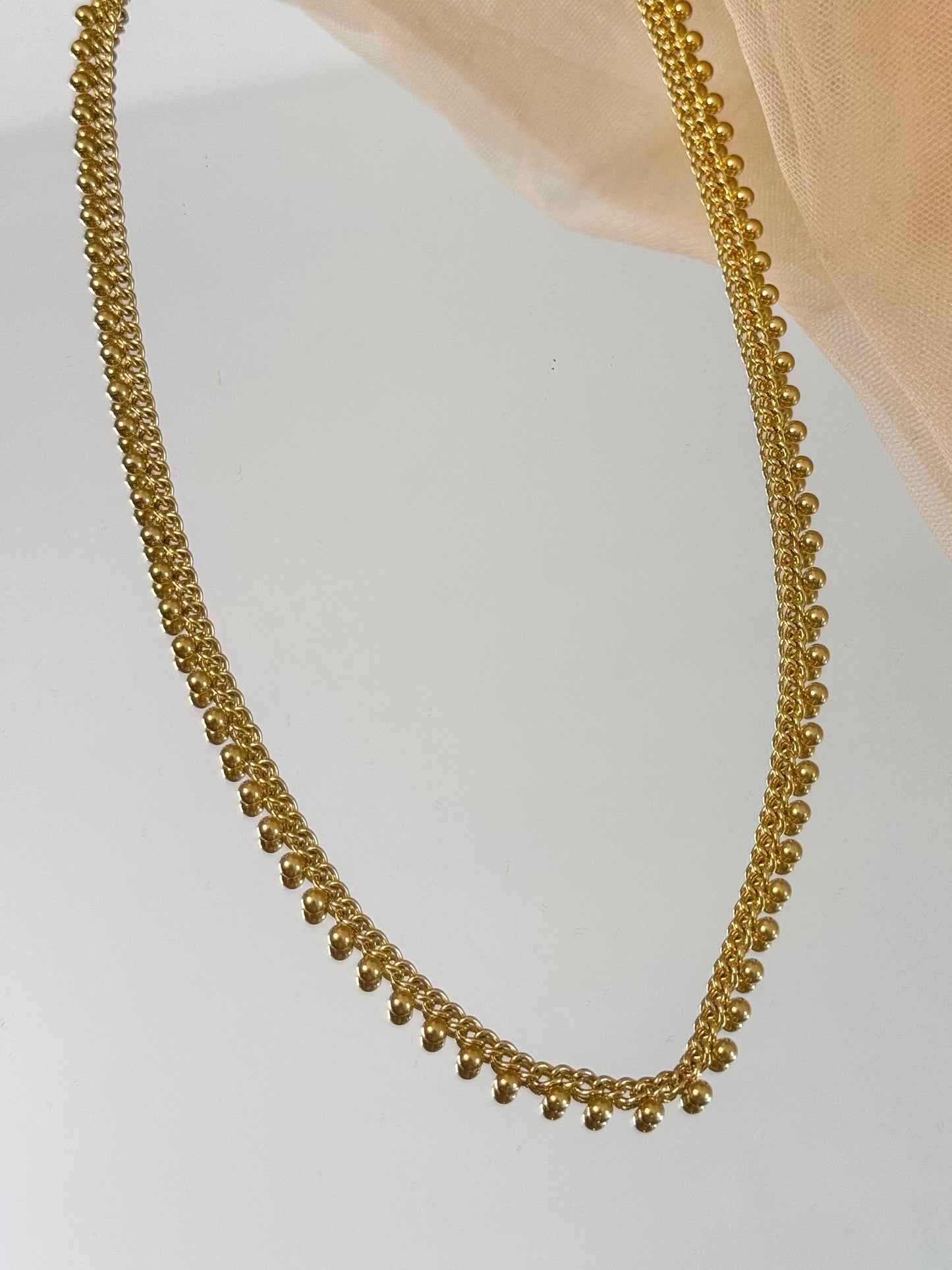 Flat Chain Necklace, Gift Ideas, Girl Necklace, Classic Necklace, Non-Tarnish, Waterproof Necklace, statement necklace, elegant necklace