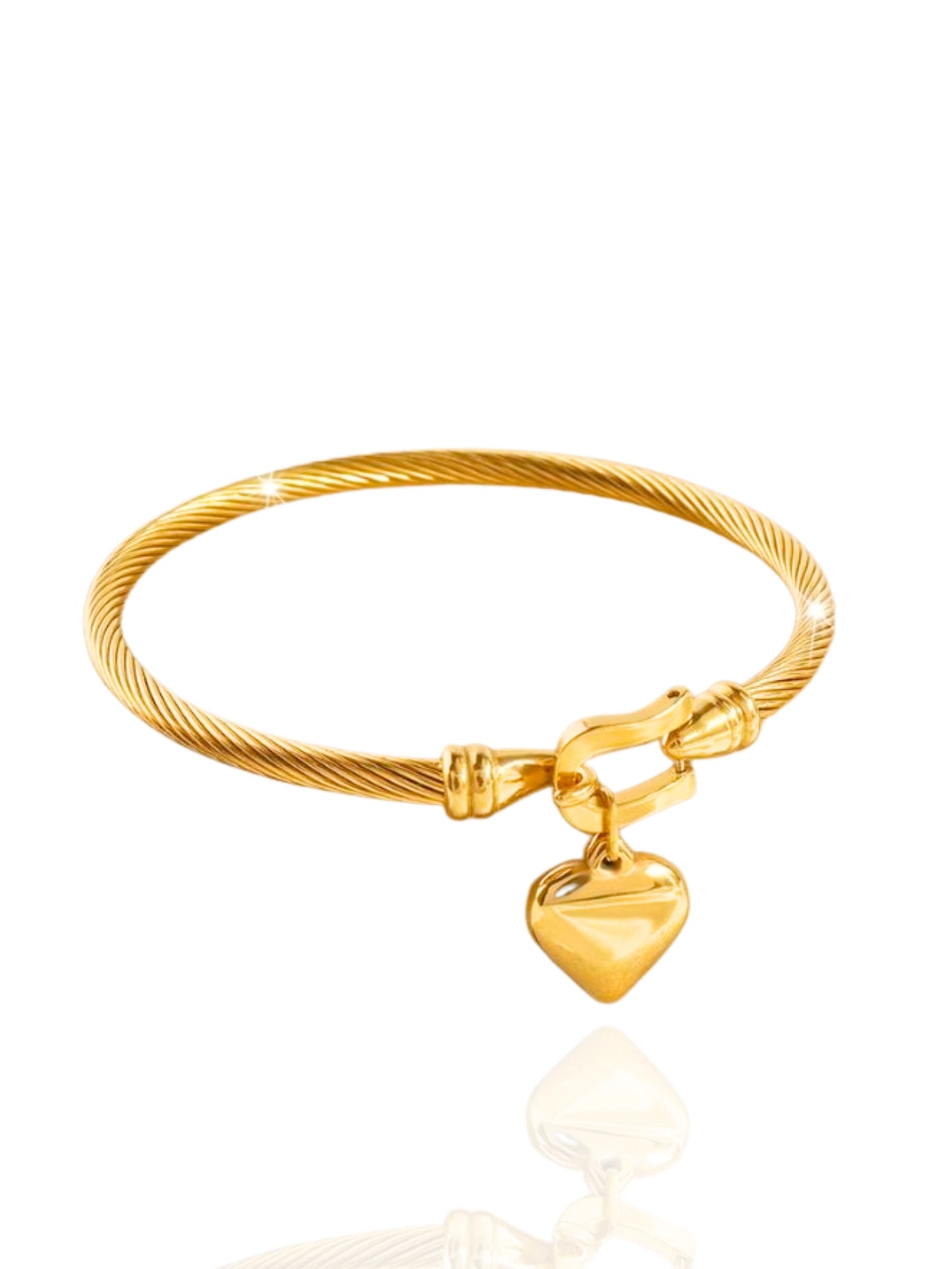 timeless jewellery, perfect gift for her, elegant jewellery, elegant bracelet, charm bracelet, dainty jewellery, simple jewellery, fashion accessories, sleek jewellery, trendy jewellery, lightweight bangle, stylish jewellery, simple bangle, classic gold bangle, bangle with stones, heart design bangle, best gift for her, classic gold chain bangle, stylish gift, statement bracelet, versatile bracelet, bracelet Australia, gold bracelet, gold bangle