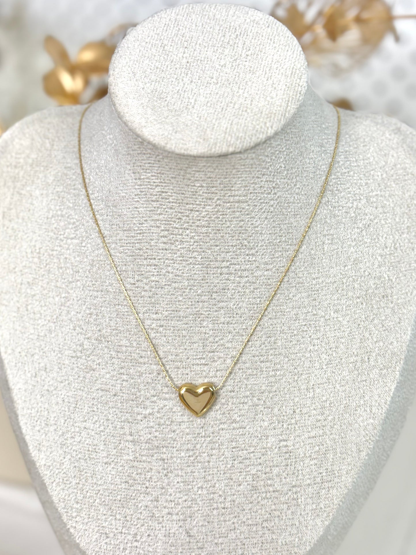 heart necklace, medium heart necklace, love necklace, heart charm, heart pendant, jewellery australia