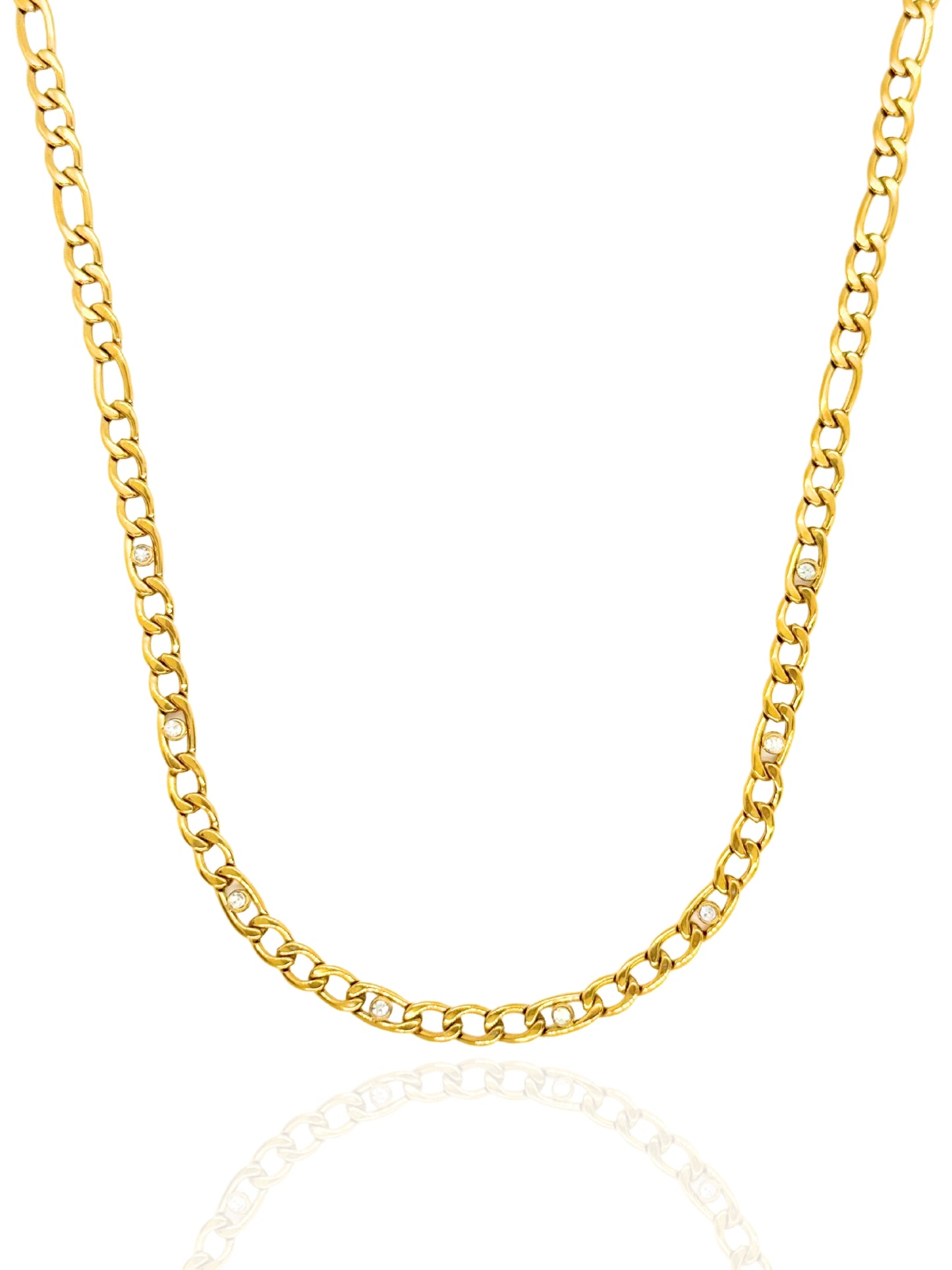 gold necklace, timeless jewellery, perfect gift for her, elegant necklace, charm necklace, best gift for her, classic gold chain necklace, stylish gift, statement necklace, versatile necklace, necklace Australia, link chain necklace, interlocking pendant necklace, y-shaped necklace, necklace with stone pendant, necklace with minimalist pendant, pendant with stones, necklace with gem pendant, minimalist design necklace, chain necklace