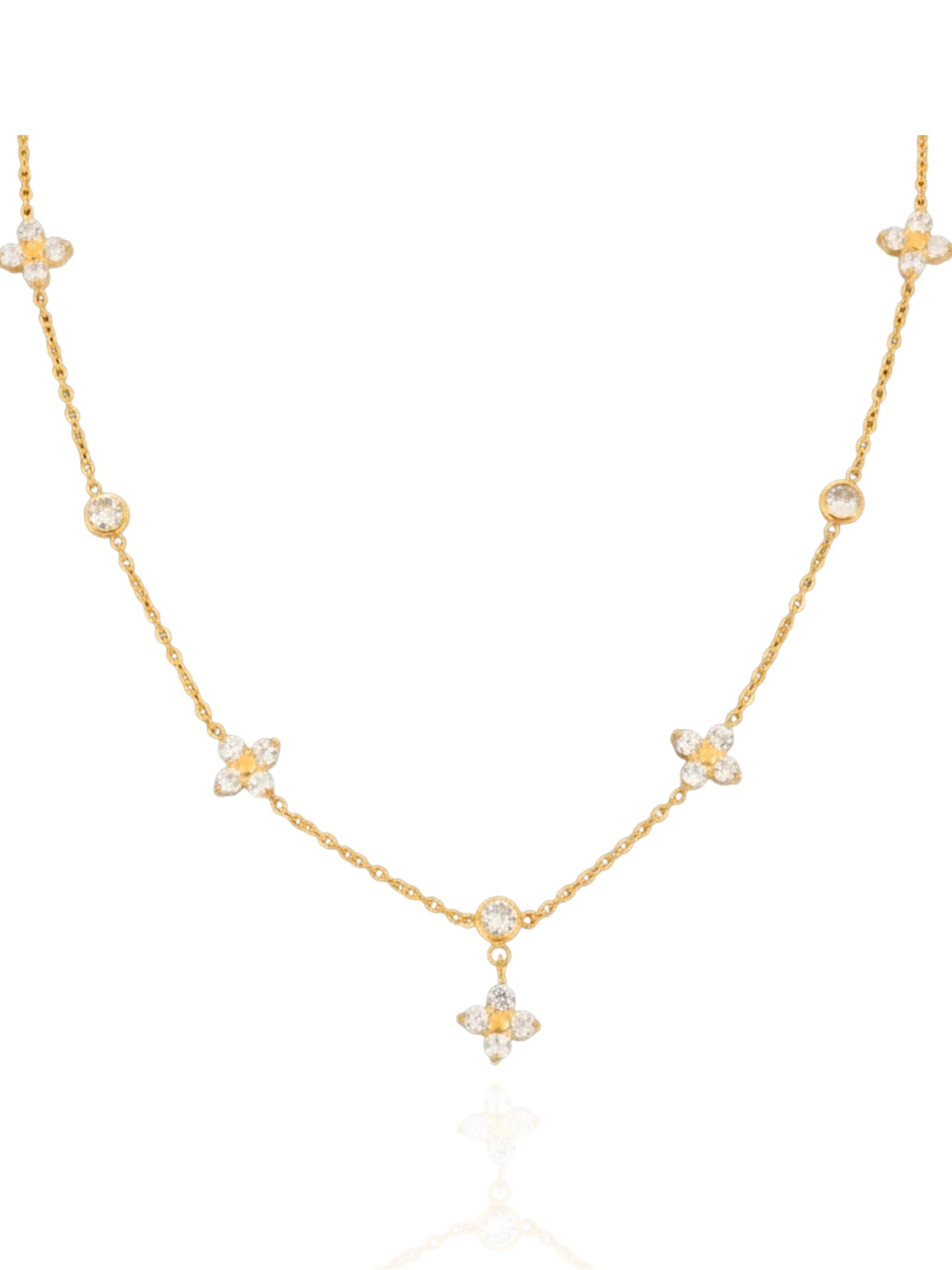 adorable necklace, flower necklace, beaded necklace, cute necklace, lovely necklace, dainty, simple, flower pendant , necklace with stones