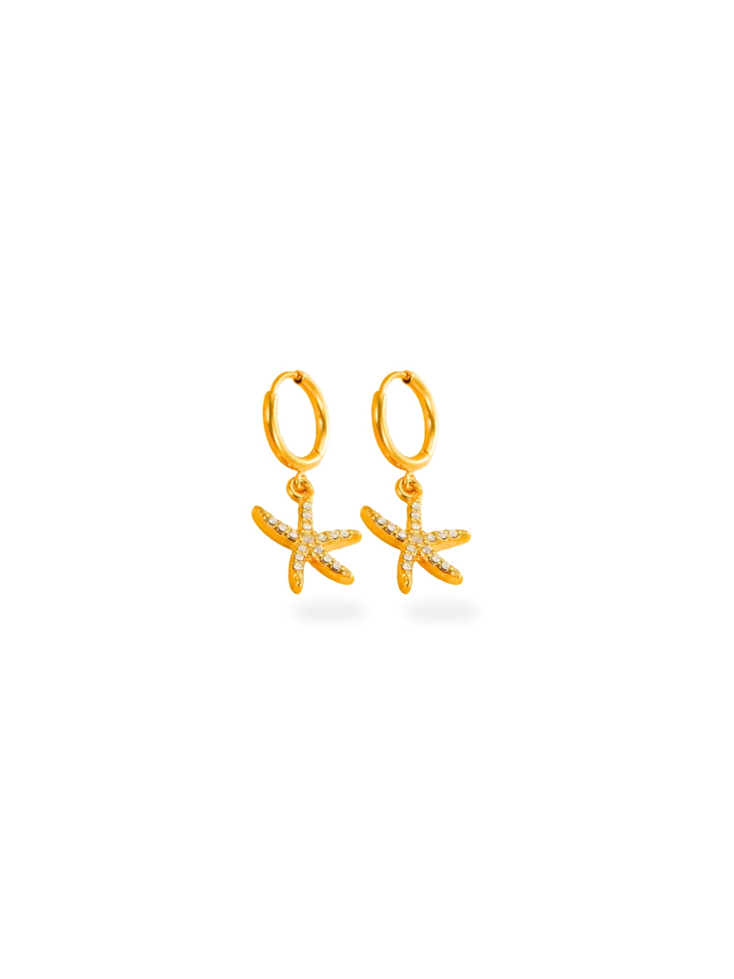 Star Fish Charm Earrings