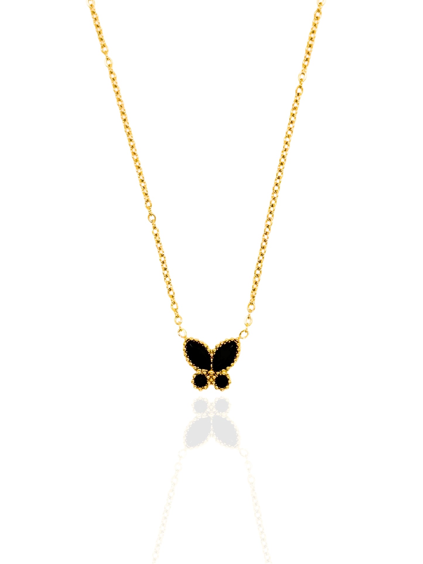 timeless jewellery, perfect gift for her, elegant necklace, charm necklace, best gift for her, classic gold chain necklace, stylish gift, statement necklace, versatile necklace, necklace Australia, cute necklace, link chain necklace
butterfly necklace, butterfly pendant necklace, black necklace