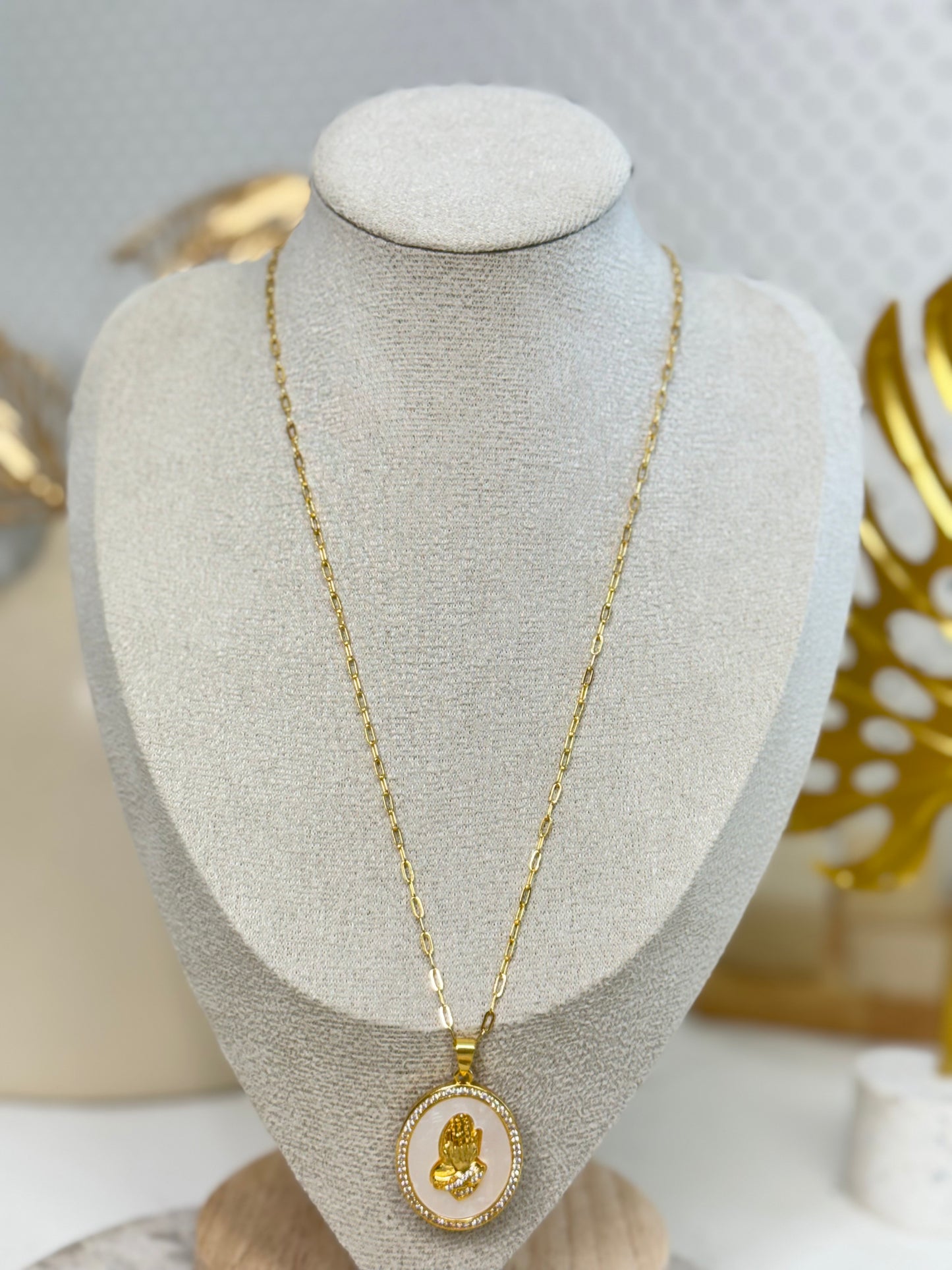 Timeless jewellery, Simple_Necklace_Perfect_Gift_for_Her_Elegant_Necklace_Dainty_Jewelry_Classic_Gold_Chain_Fashion_Accessories_Sleek_Necklace_Trendy_Jewellery_Lightweight_Chain_Stylish_Gift_Idea_Statement_Necklace_Modern_Jewellery_Versatile necklace, faith necklace, praying hands necklace, cross necklace