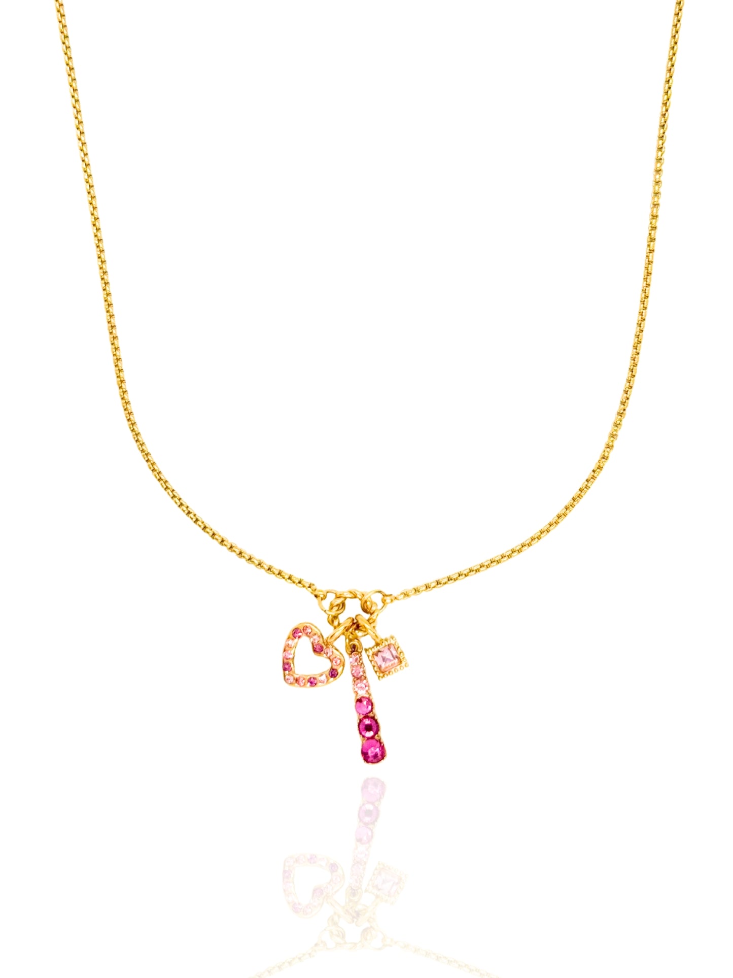 gold necklace, timeless jewellery, perfect gift for her, elegant necklace, charm necklace, best gift for her, classic gold chain necklace, stylish gift, statement necklace, versatile necklace, necklace Australia, link chain necklace, interlocking pendant necklace, y-shaped necklace, necklace with stone pendant, necklace with bold pendant, pendant with stones, necklace with gem pendant, necklace with colored stone pendant, gem necklace, unique design necklace, heart pendant necklace, charm necklace