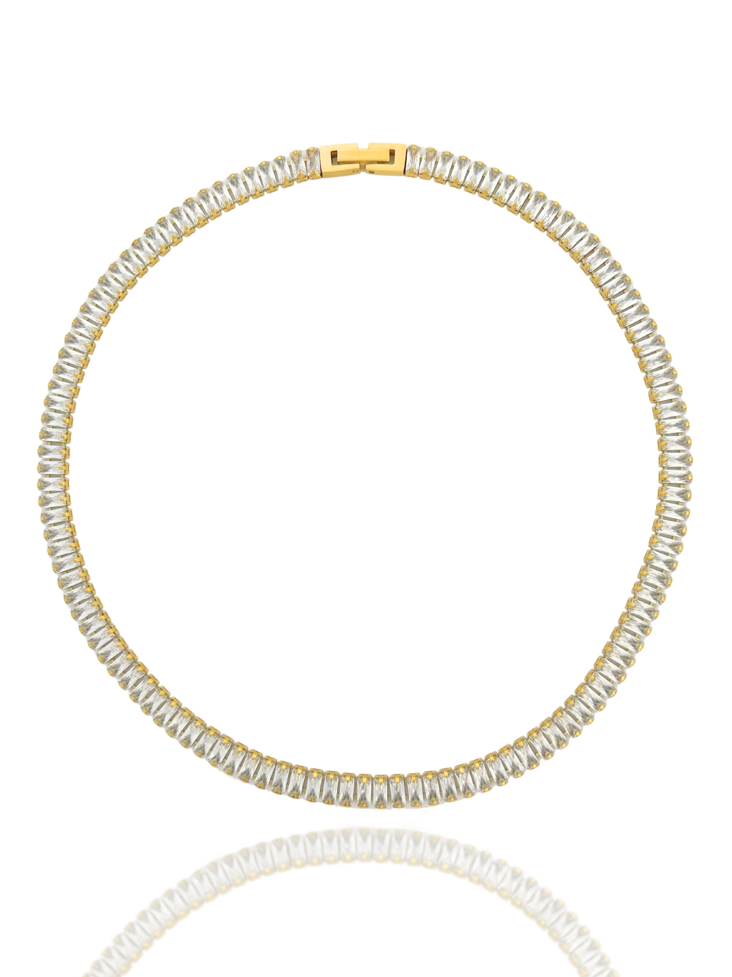 tennis choker necklace, fashion necklace