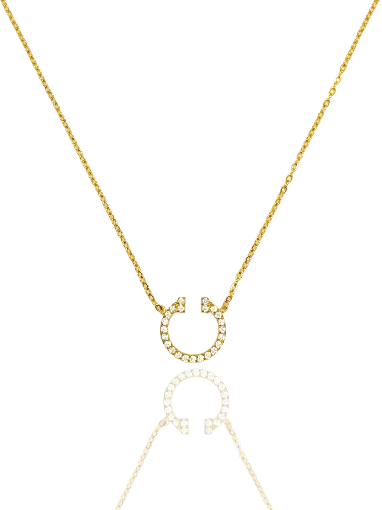 loop necklace, round pendant, round necklace, round with stone necklace, hoop necklace, hoop pendant, pendant with stones