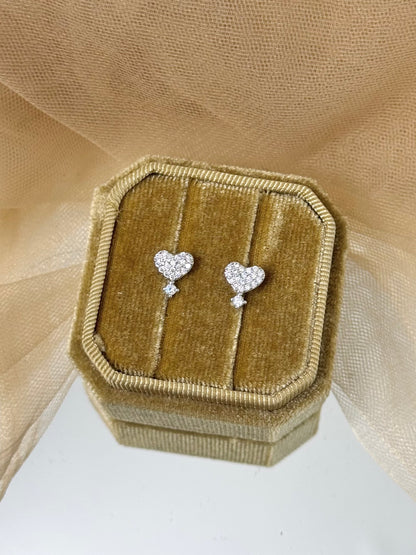 White Gold Earrings 4755