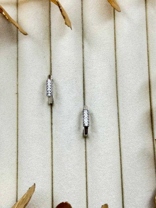 White Gold Earrings 1715
