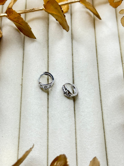 White Gold Earrings 1709