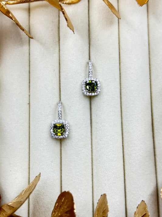 White Gold Earrings 1669