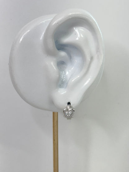 White Gold Earrings 4552