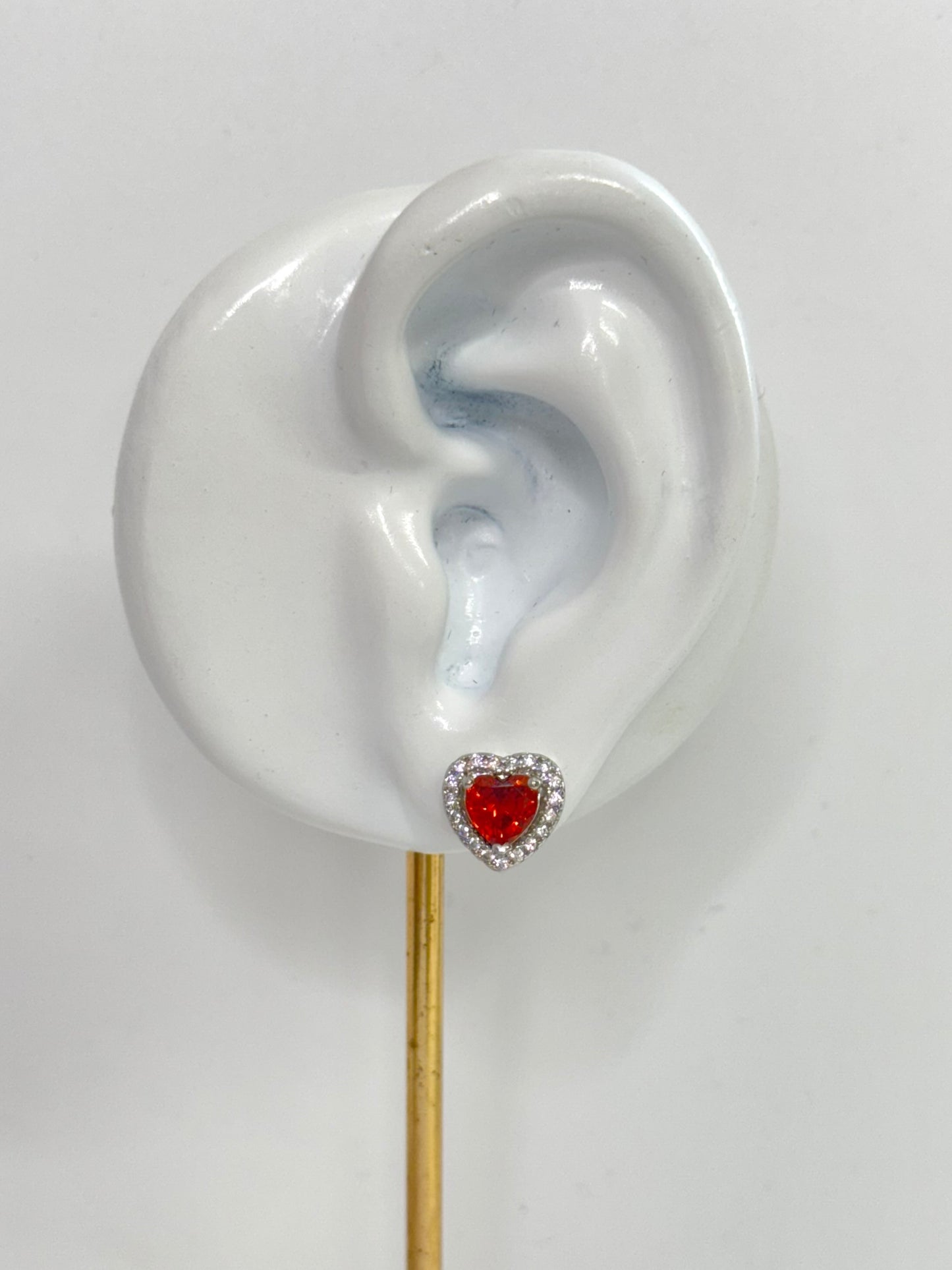 White Gold Earrings 4541
