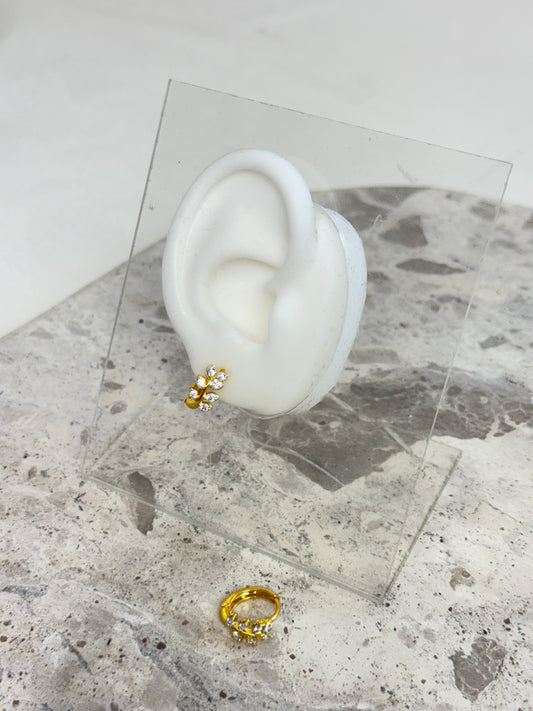 stone earrings, yellow gold earrings, drop earrings, hoop earrings, australia earrings, simple earrings, stud earrings, affordable earrings, cheap earrings, waterproof earrings, leaf earrings, flower earrings