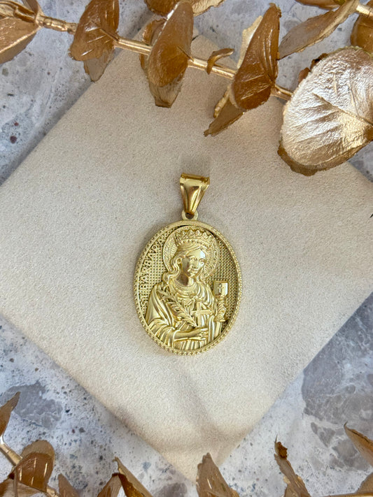 gold pendant, simple pendant, timeless design pendant, pendant for any occasion, cute pendant, versatile pendant, pendant for necklace, bold pendant, statement pendant, religious pendant, cross pendant, faith pendant
