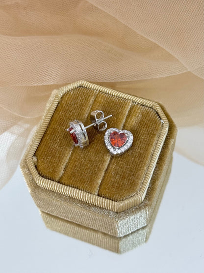 White Gold Earrings 4541