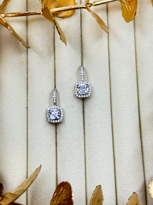 White Gold Earrings 1667