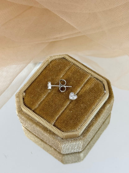 White Gold Earrings 4545