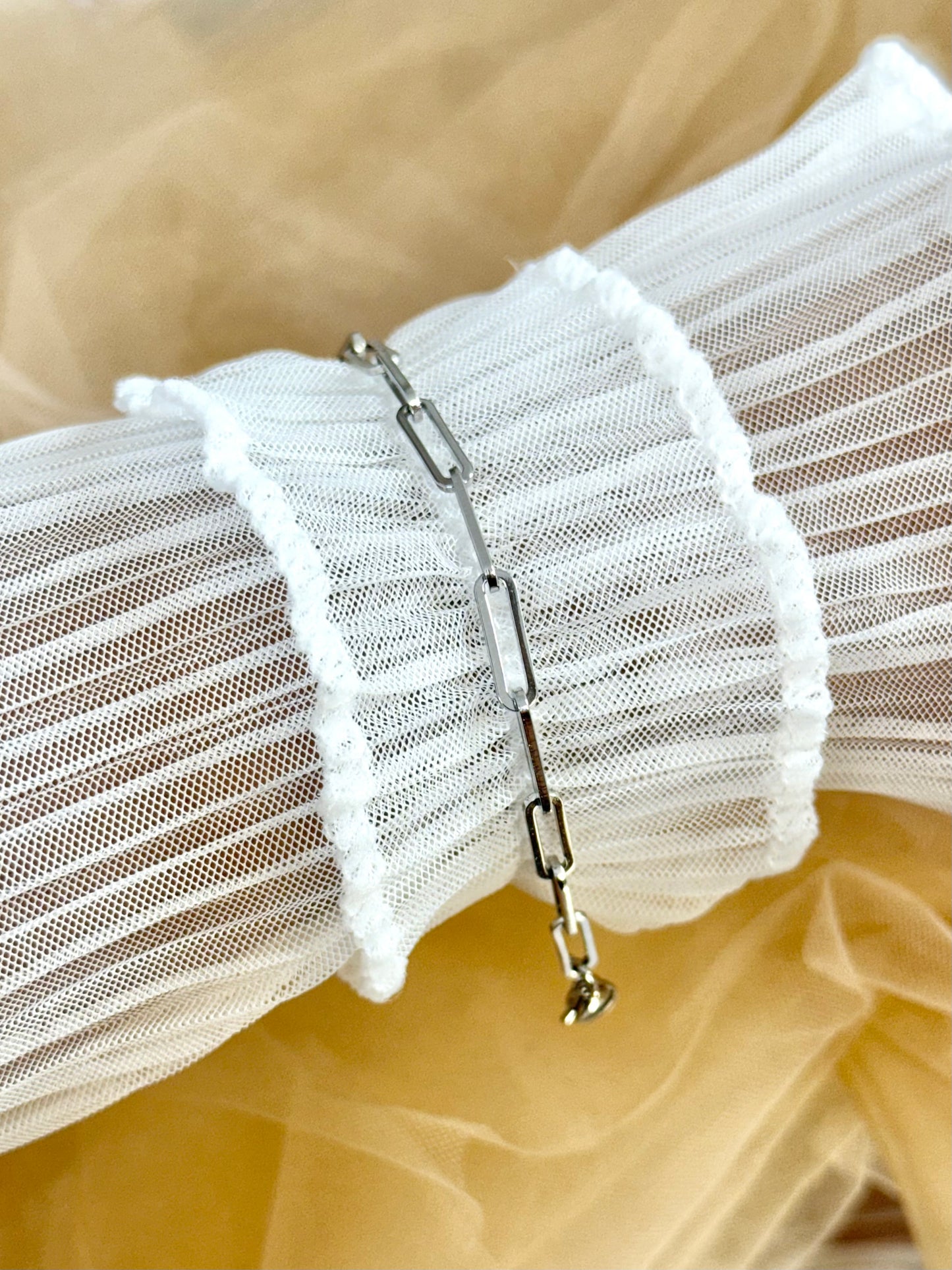 Gina Link Bracelet in Silver