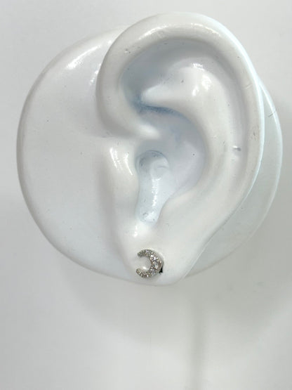 White Gold Earrings 4553