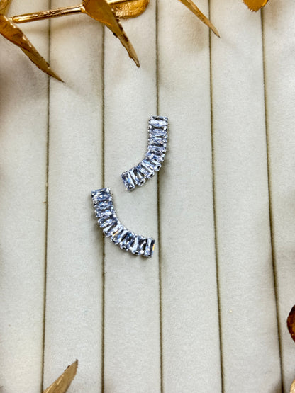 White Gold Earrings 1671