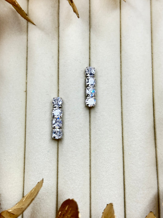 White Gold Earrings 1670