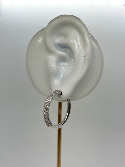 White Gold Earrings 4742