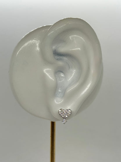 White Gold Earrings 4755