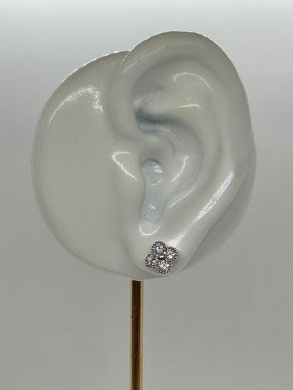 White Gold Earrings 4757