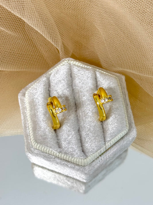 Yellow Gold Earrings 1916