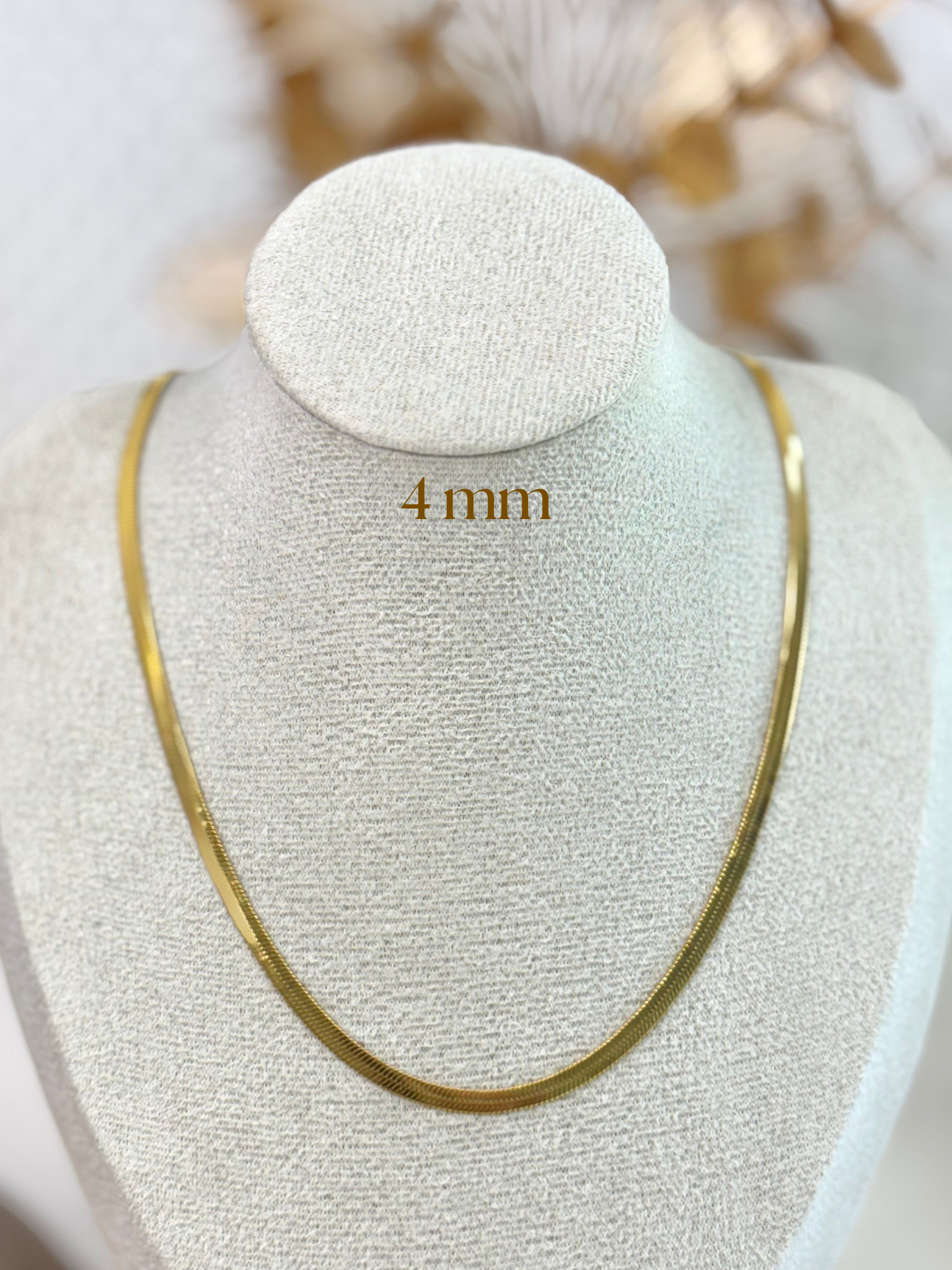 Flat Chain Necklace, Gift Ideas for Girls, Non-tarnish, Classic Gifts