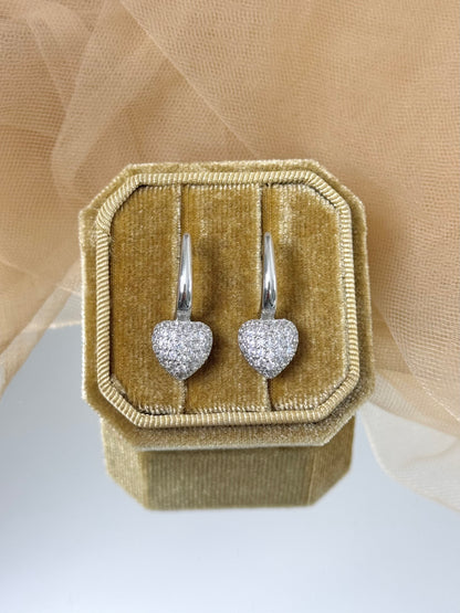 White Gold Earrings 4743