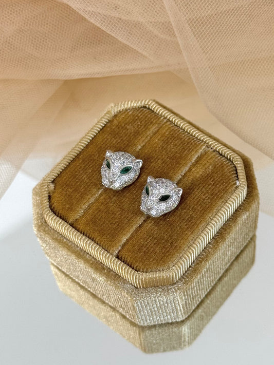 White Gold Earrings 1666