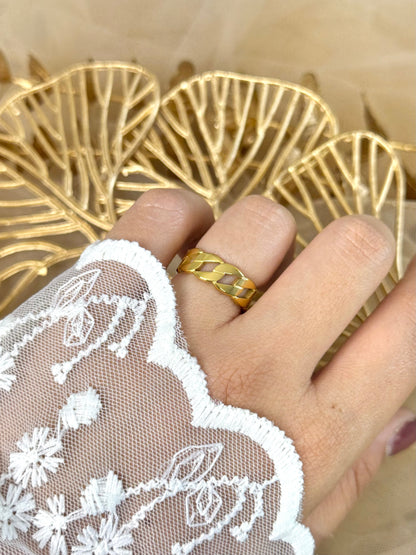 cuban ring, simple ring, everyday ring, waterproof ring