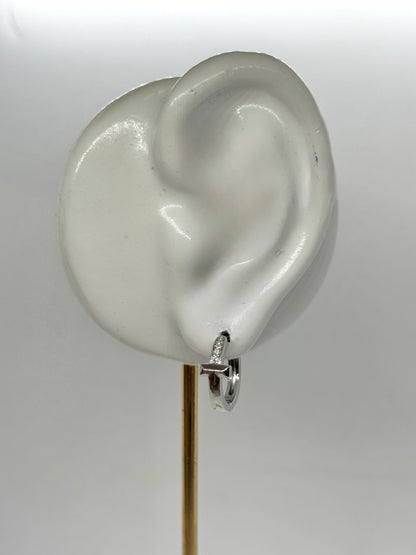 White Gold Earrings 4747