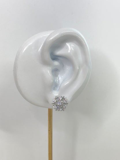 White Gold Earrings 4551