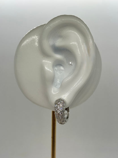 White Gold Earrings 4749