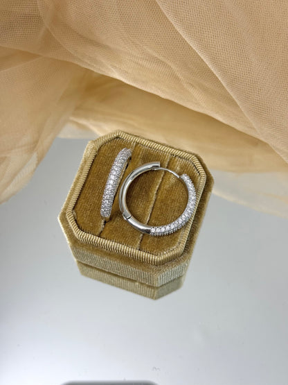 White Gold Earrings 4742