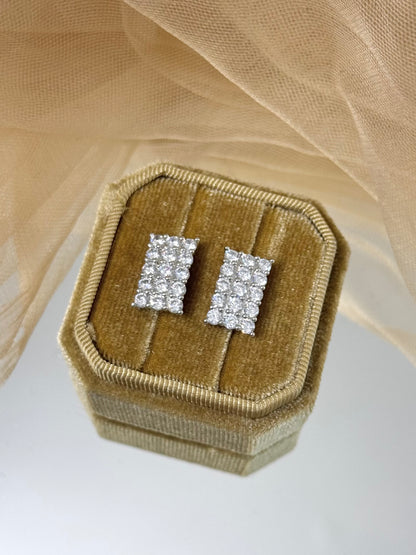 White Gold Earrings 4759