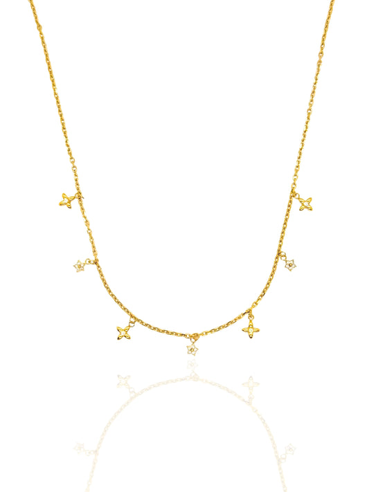 timeless jewellery, perfect gift for her, elegant necklace, charm necklace, best gift for her, classic gold chain necklace, stylish gift, statement necklace, versatile necklace, necklace Australia, cute necklace, link chain necklace
flower necklace, flower pendant necklace, gold necklace