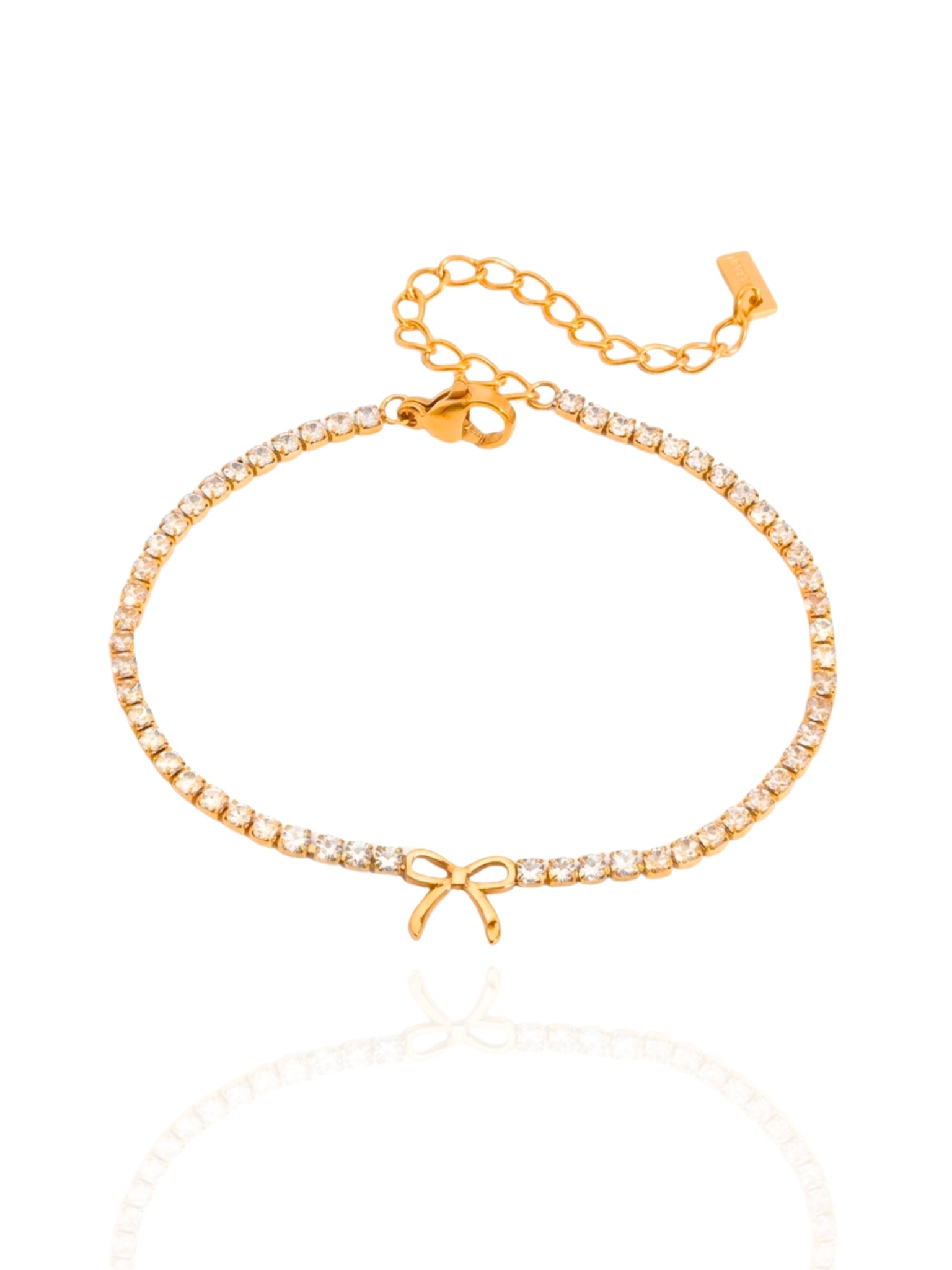 timeless jewellery, perfect gift for her, elegant bracelet, charm bracelet, best gift for her, stylish gift, statement bracelet, versatile bracelet, bracelet Australia, gold bracelet, classic gold chain bracelet, simple bracelet, lucky charm bracelet, cute bracelet, lightweight bracelet, chain bracelet, statement bracelet, bracelet with minimal stones, charm bracelet, dangling charm bracelet, bowknot design bracelet, tennis bracelet